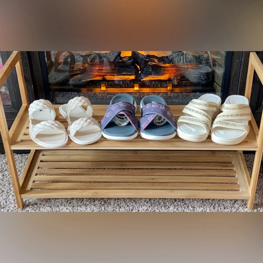 Bundle 3 Sandals-One Crocs, One Sketchers, One S & S, All Sz-8 Used/Nice/Clean